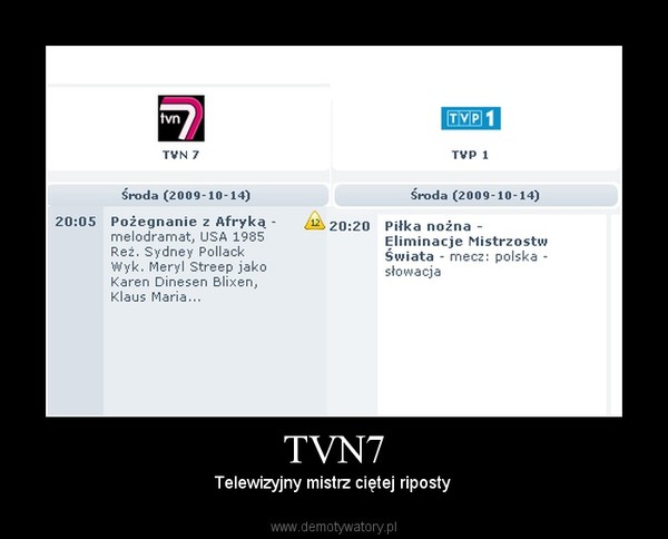 TVN7 – Telewizyjny mistrz ciętej riposty  