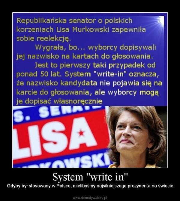 System ''write in''