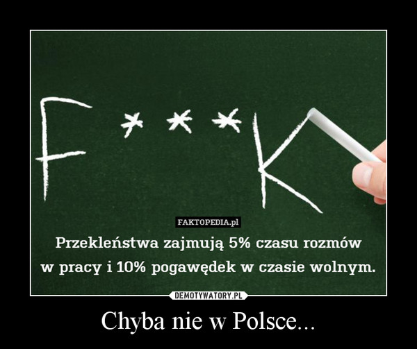 Chyba nie w Polsce... –  