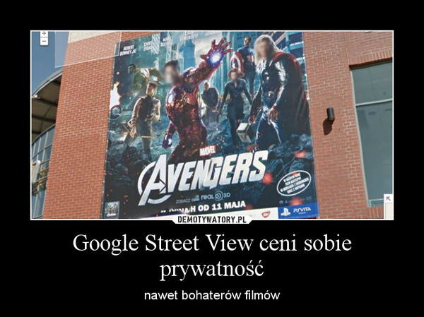 Google Street View ceni sobie prywatność – nawet bohaterów filmów 