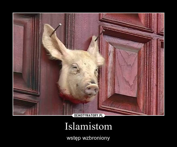 Islamistom – wstęp wzbroniony 