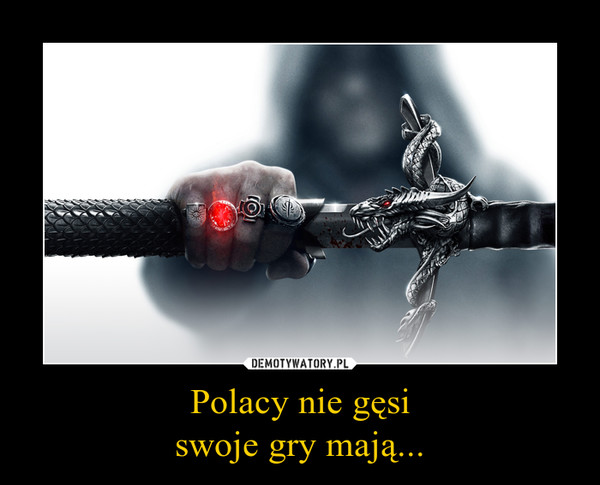 Polacy nie gęsiswoje gry mają... –  
