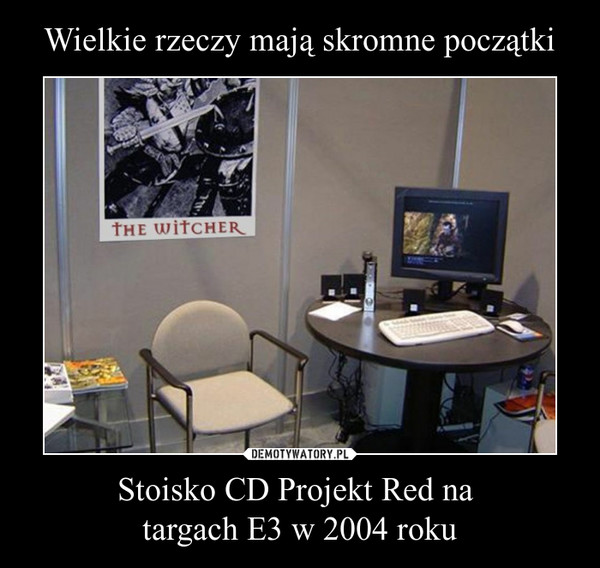 Stoisko CD Projekt Red na targach E3 w 2004 roku –  