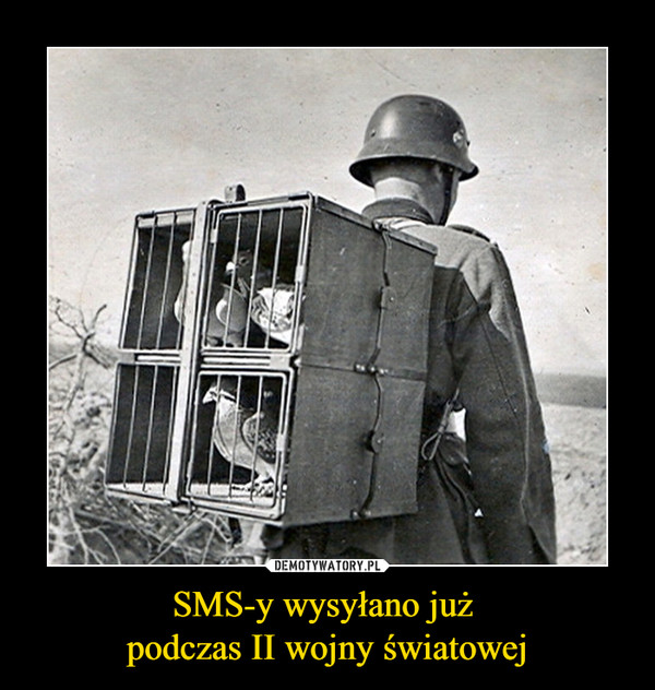 SMS-y wysyłano już podczas II wojny światowej –  