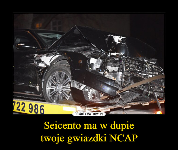 Seicento ma w dupietwoje gwiazdki NCAP –  