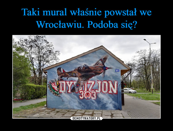 Taki mural właśnie powstał we Wrocławiu. Podoba się?