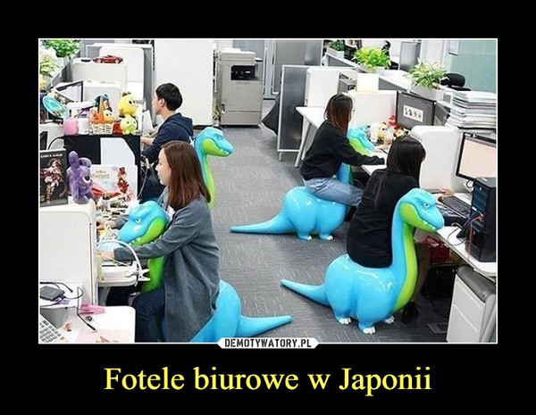 Fotele biurowe w Japonii