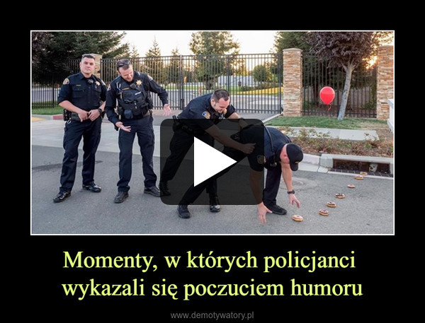 Momenty, w których policjanci wykazali się poczuciem humoru –  
