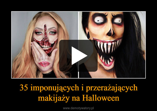35 imponujących i przerażających makijaży na Halloween –  