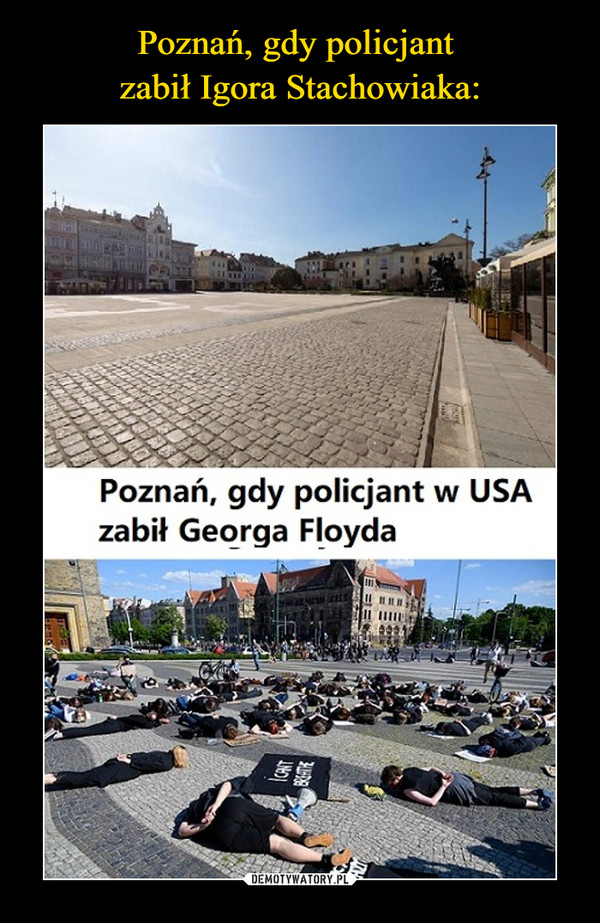 Poznań, gdy policjant 
zabił Igora Stachowiaka: