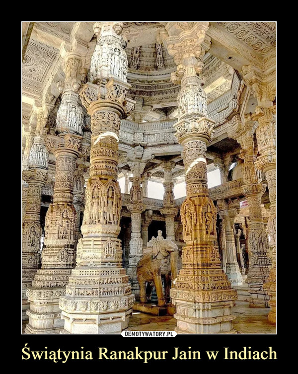 Świątynia Ranakpur Jain w Indiach