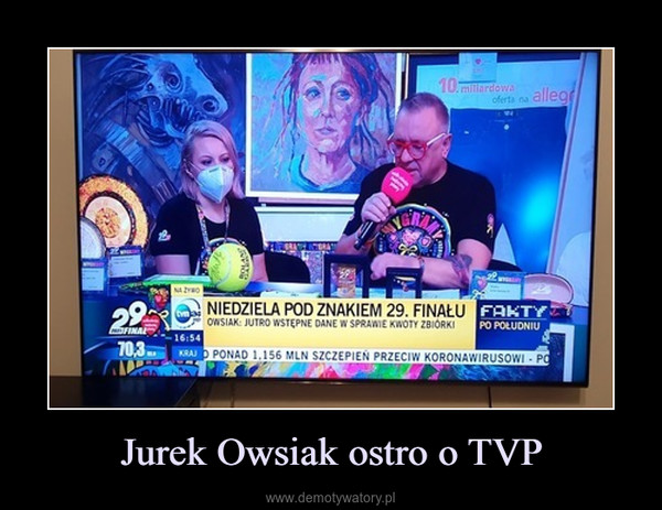 Jurek Owsiak ostro o TVP –  