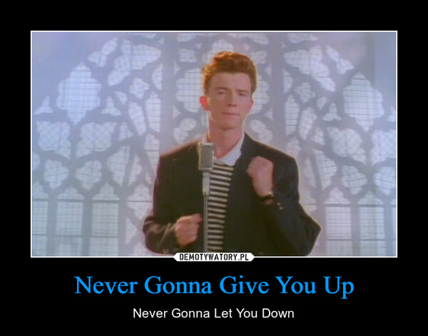 Never Gonna Give You Up – Never Gonna Let You Down 