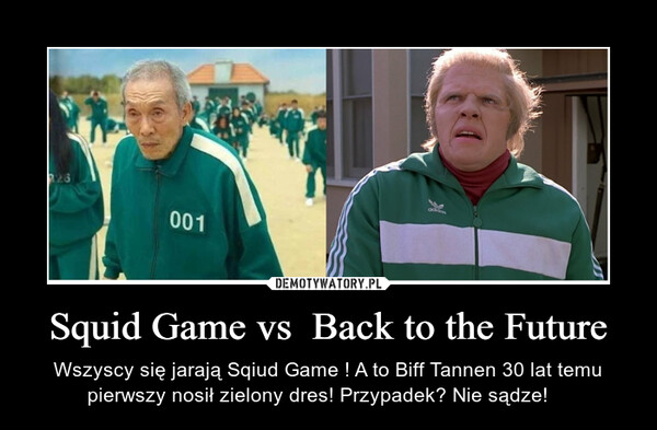 Squid Game vs  Back to the Future
