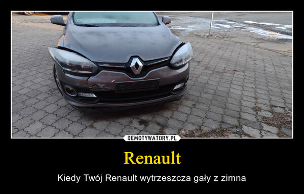 Renault – Kiedy Twój Renault wytrzeszcza gały z zimna 