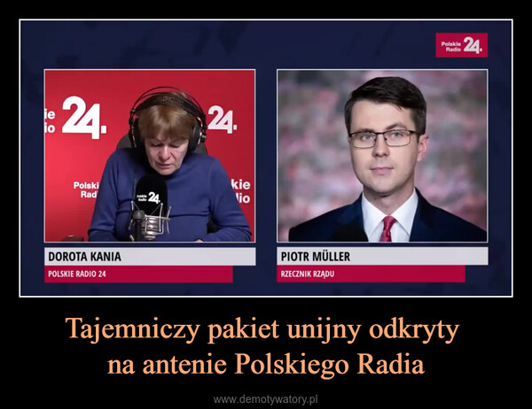 Tajemniczy pakiet unijny odkryty na antenie Polskiego Radia –  