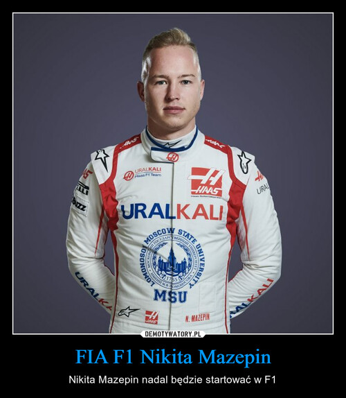 FIA F1 Nikita Mazepin