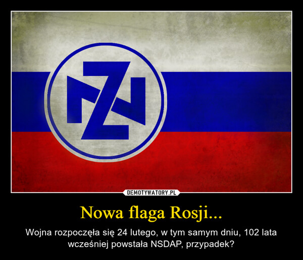 Nowa flaga Rosji...