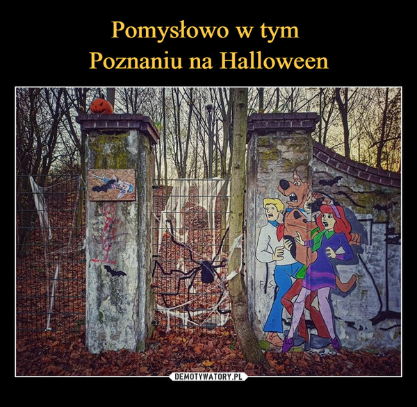 Pomysłowo w tym 
Poznaniu na Halloween