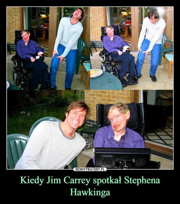 Kiedy Jim Carrey spotkał Stephena Hawkinga