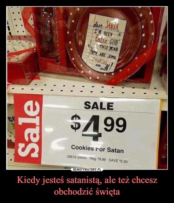Kiedy jesteś satanistą, ale też chcesz obchodzić święta